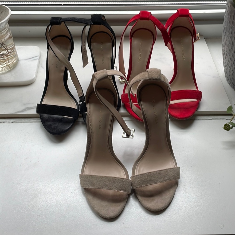 Pelle Moda Strappy Heel in Nude - Picture 4 of 4